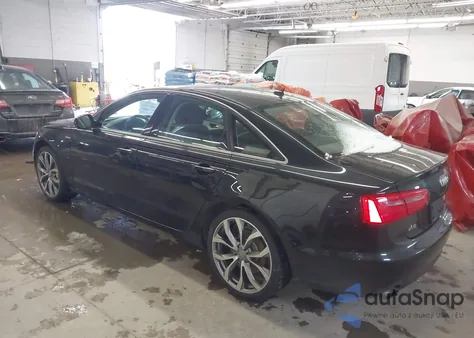 2013 Audi A6 3.0T Premium from USA, damaged, VIN WAUGGAFC0DN158622